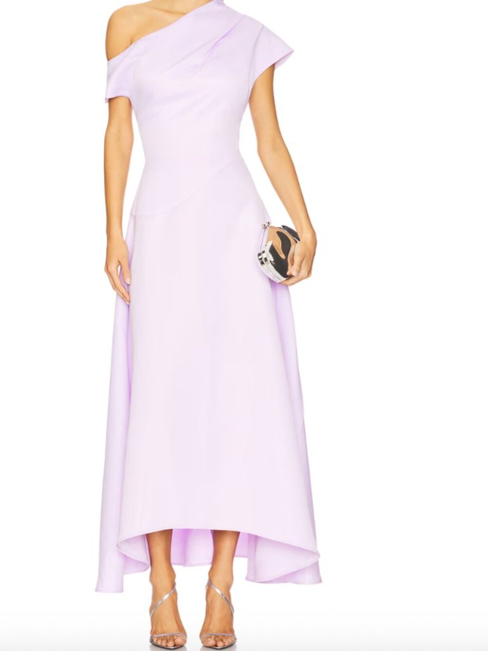 Elliatt Marissa Gown Lilac Asymmetrical A-Line Midi Dress - Size M